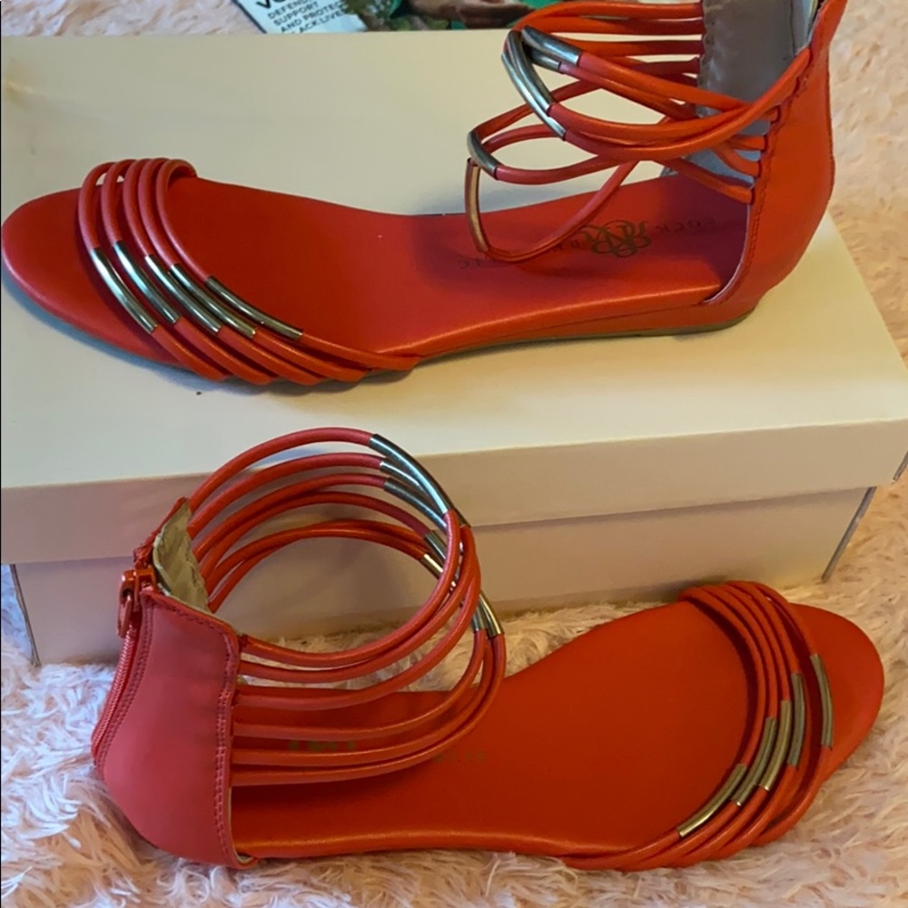 Orange Sandals